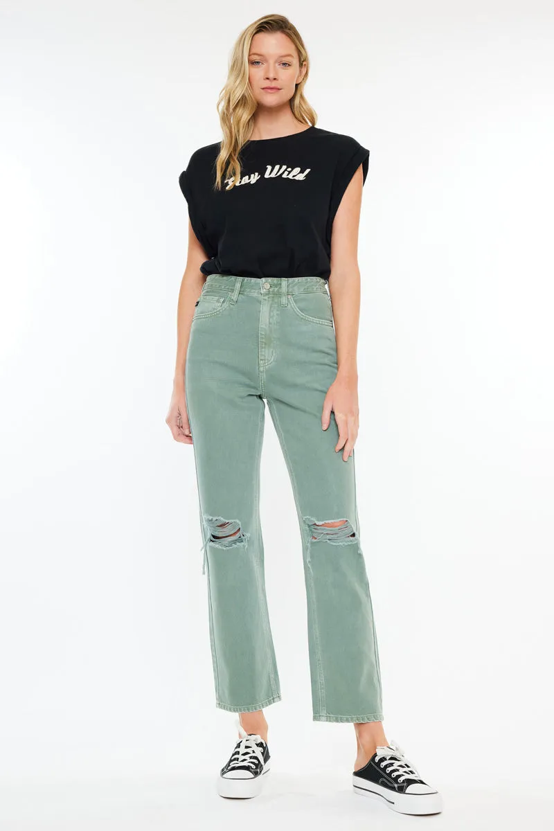 Mari Ultra High Rise 90's Straight Leg Jeans