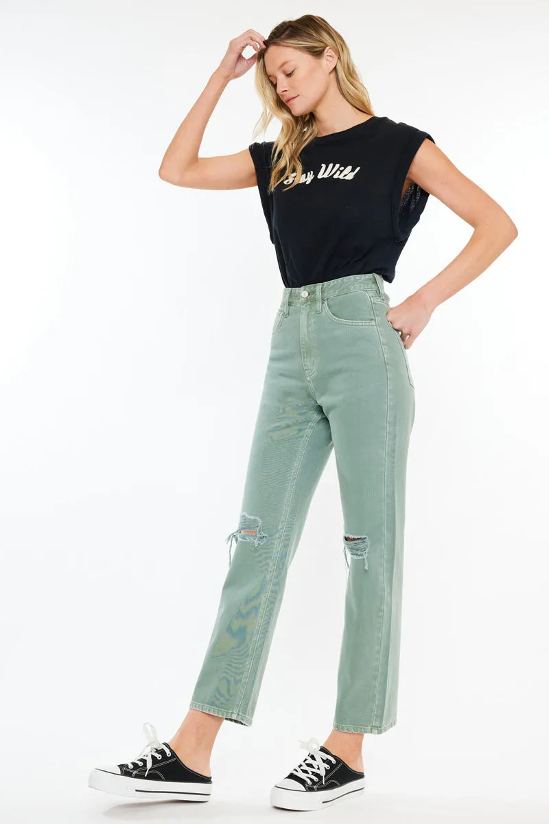 Mari Ultra High Rise 90's Straight Leg Jeans