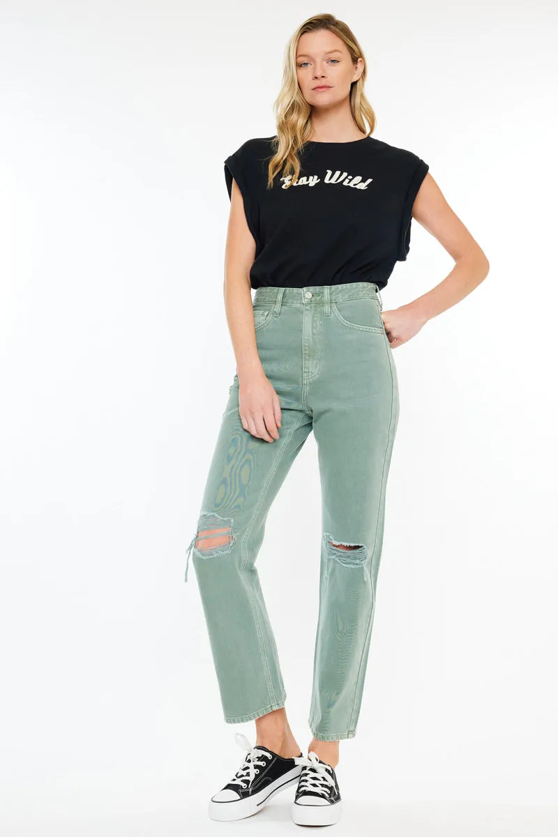 Mari Ultra High Rise 90's Straight Leg Jeans