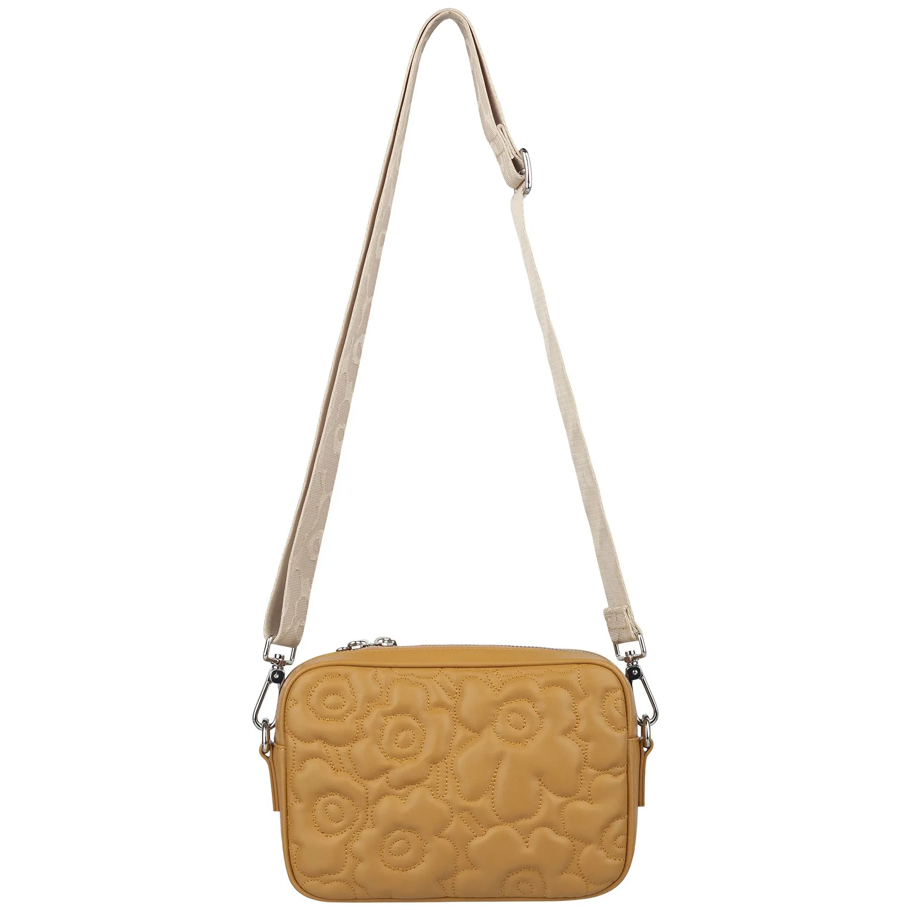 Marimekko Soft Gratha Unikko Leather Shoulder Bag