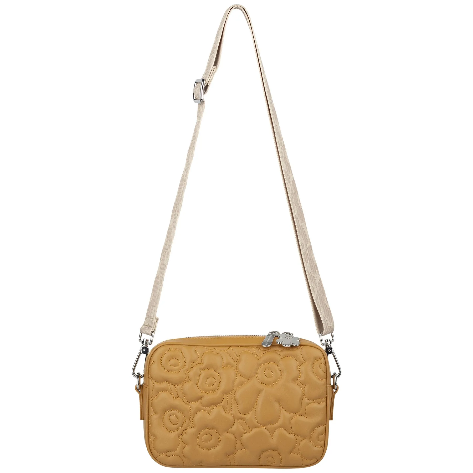 Marimekko Soft Gratha Unikko Leather Shoulder Bag