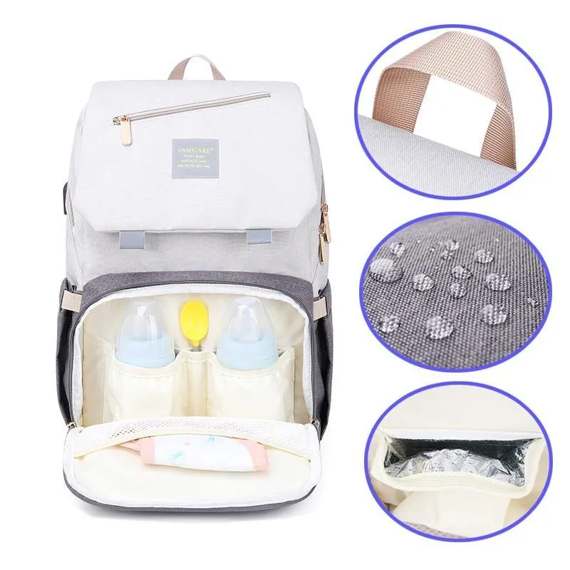 Maternity Backpack with USB interface