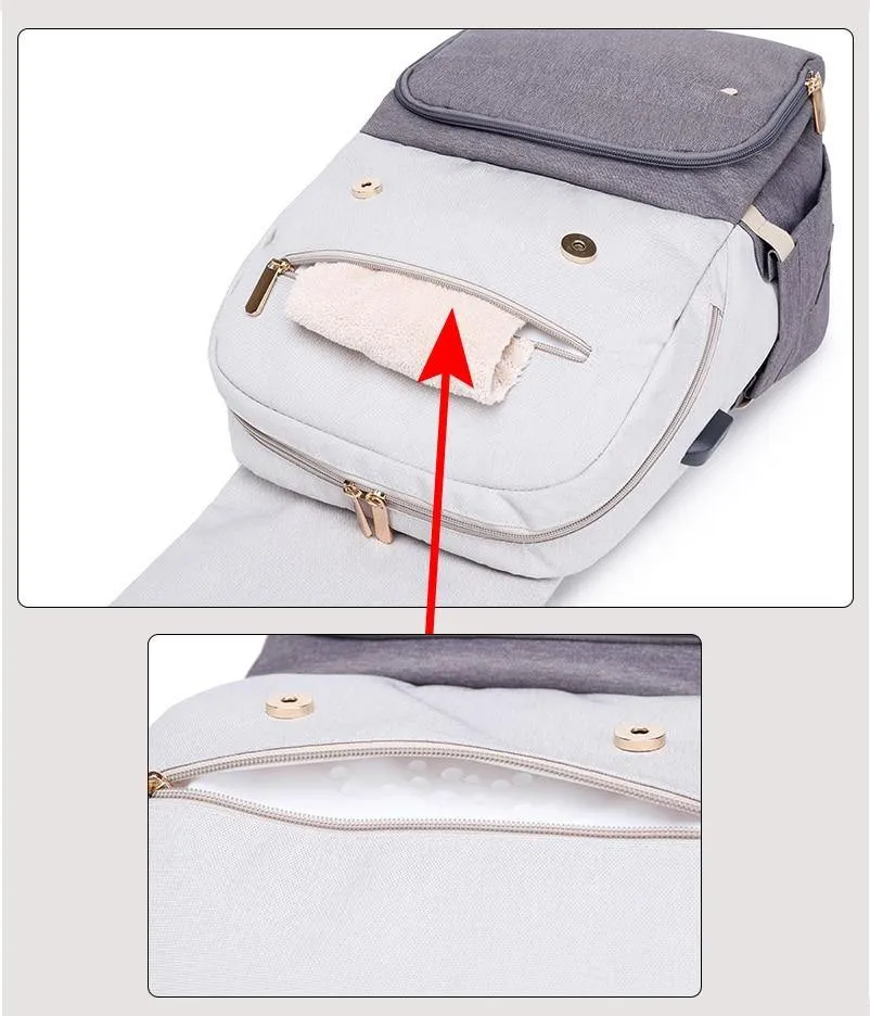 Maternity Backpack with USB interface