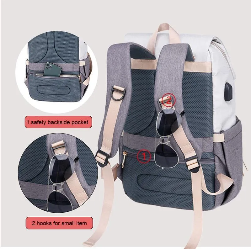 Maternity Backpack with USB interface