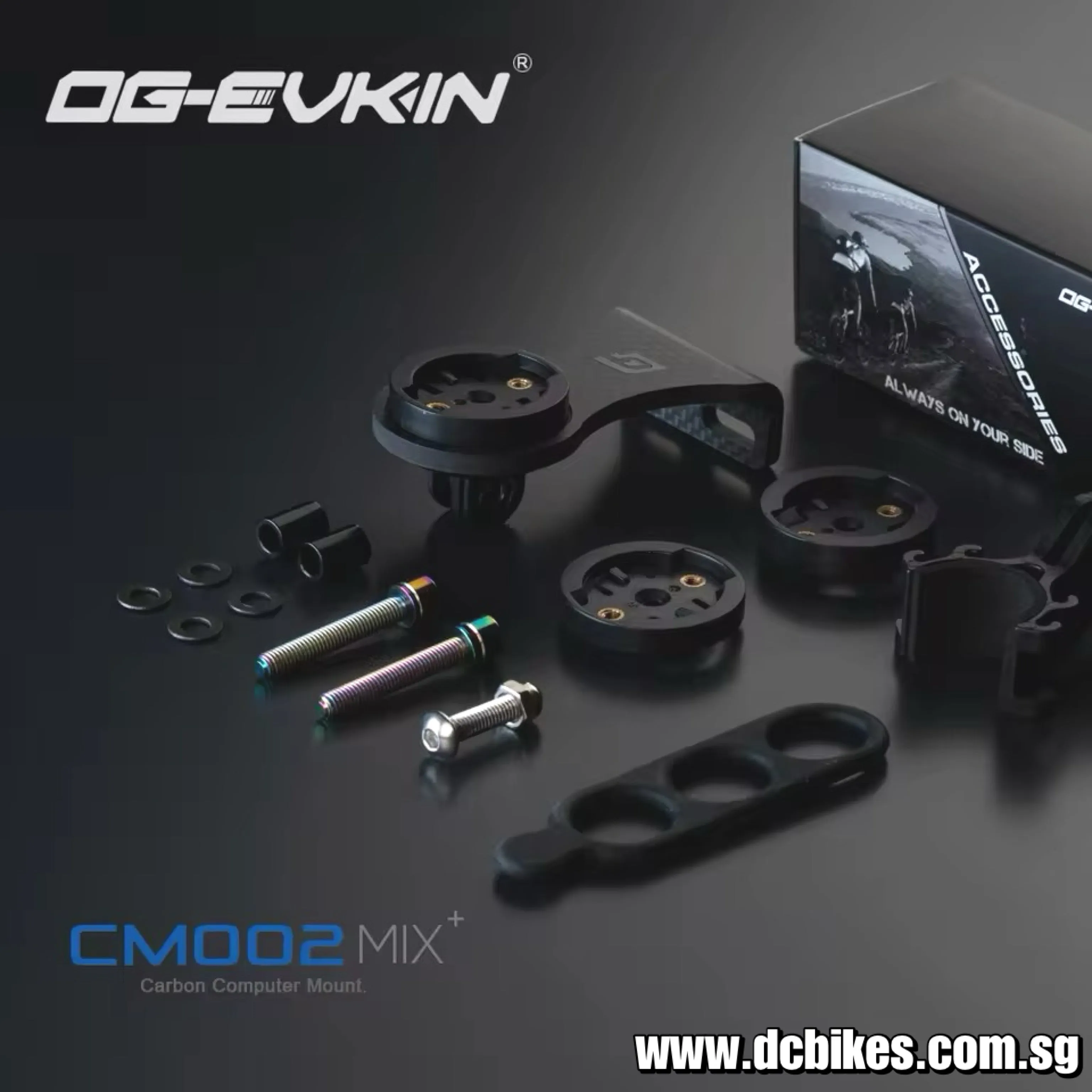 Matt Carbon Fiber Road Bike Bicycle Computer Mount & Camera Led Holder For Garmin Bryton Xoss GoPro 25g