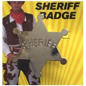 Metal Sheriff Badge
