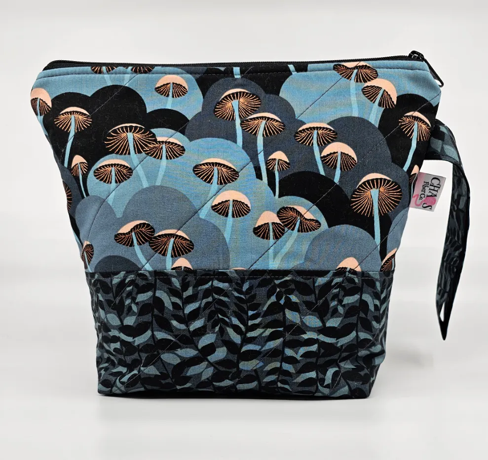 Midnight Mushrooms - Project Bag - Small