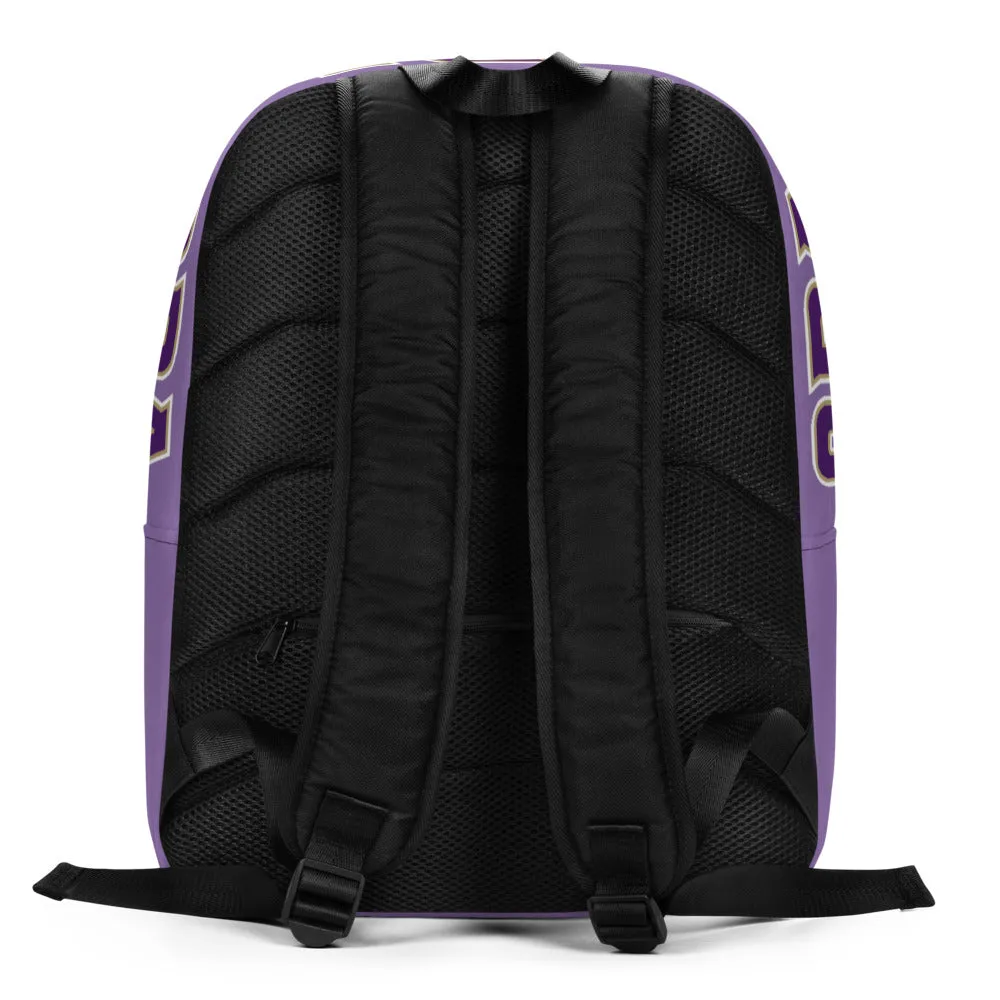 Minimalist All-over Print Backpack | Lavender