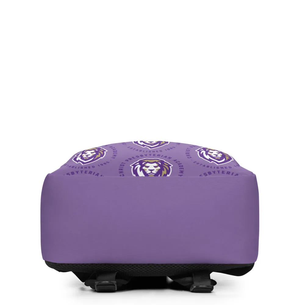 Minimalist All-over Print Backpack | Lavender