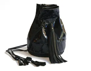 Mirror Triangle Patchwork Bullet Bag