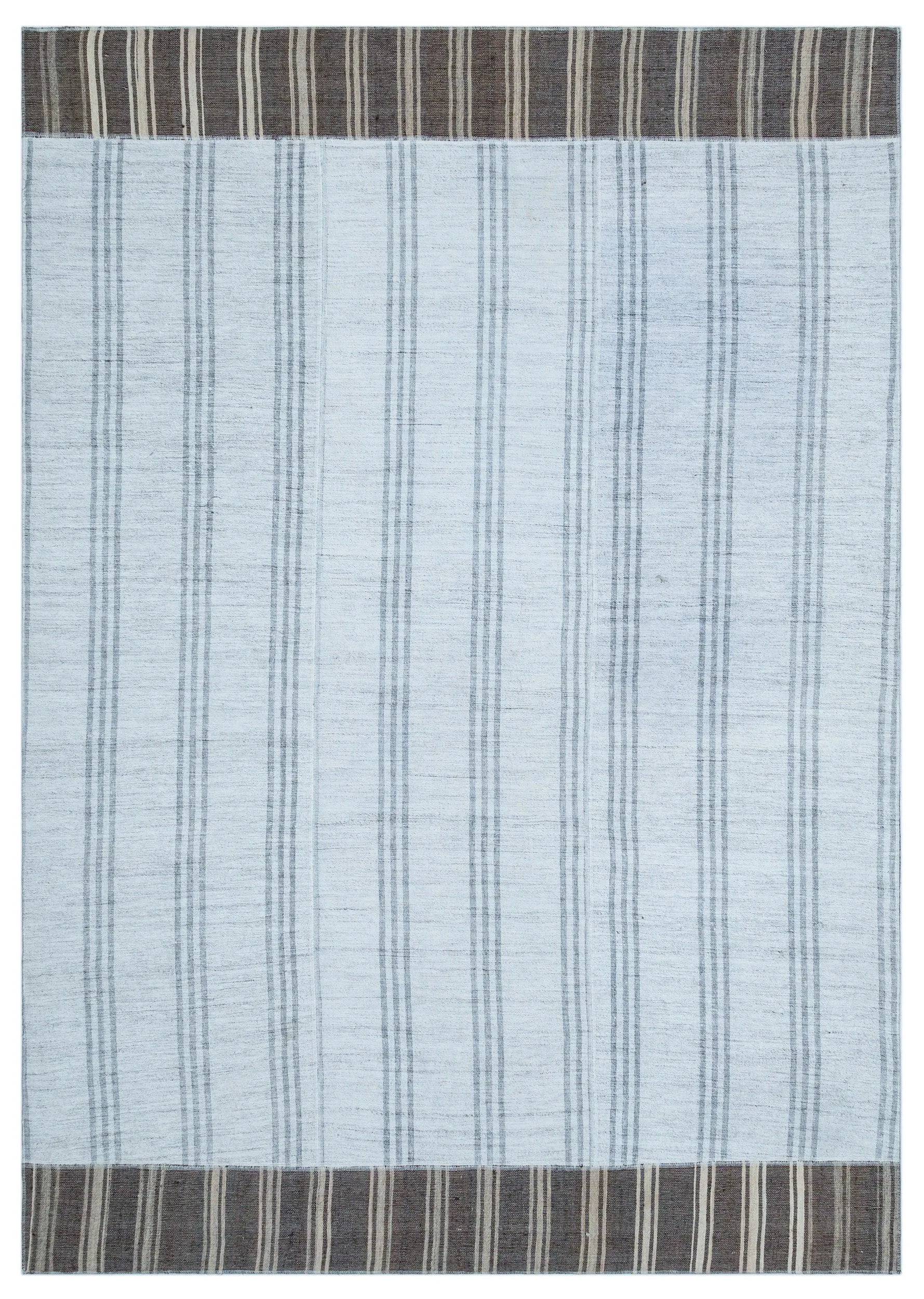 Mixed Over Dyed Kilim Patchwork Unique Rug 5'4'' x 7'7'' ft 163 x 230 cm