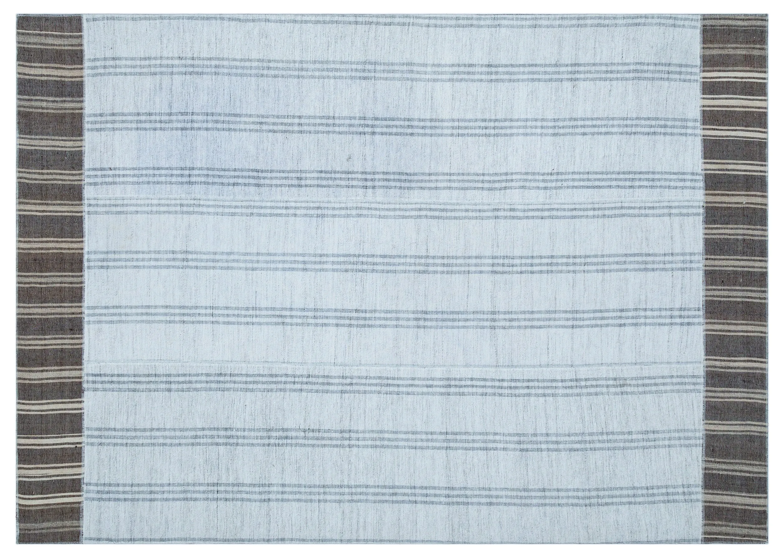 Mixed Over Dyed Kilim Patchwork Unique Rug 5'4'' x 7'7'' ft 163 x 230 cm