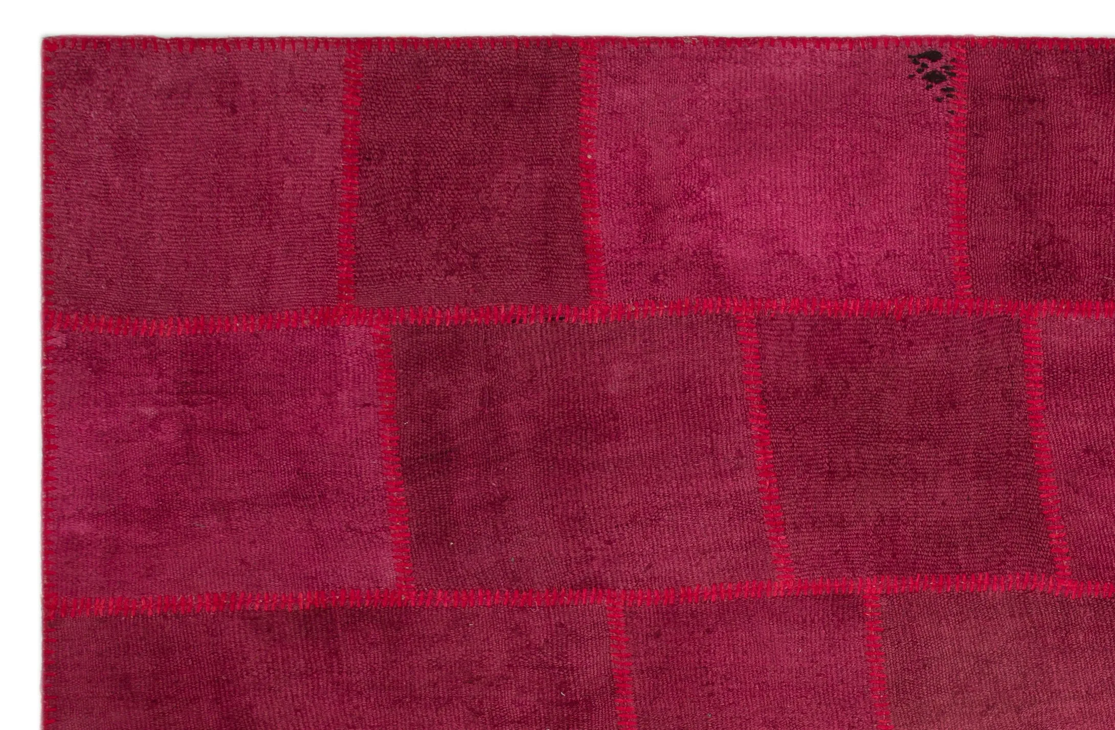 Mixed Over Dyed Kilim Patchwork Unique Rug 6'6'' x 9'10'' ft 197 x 300 cm