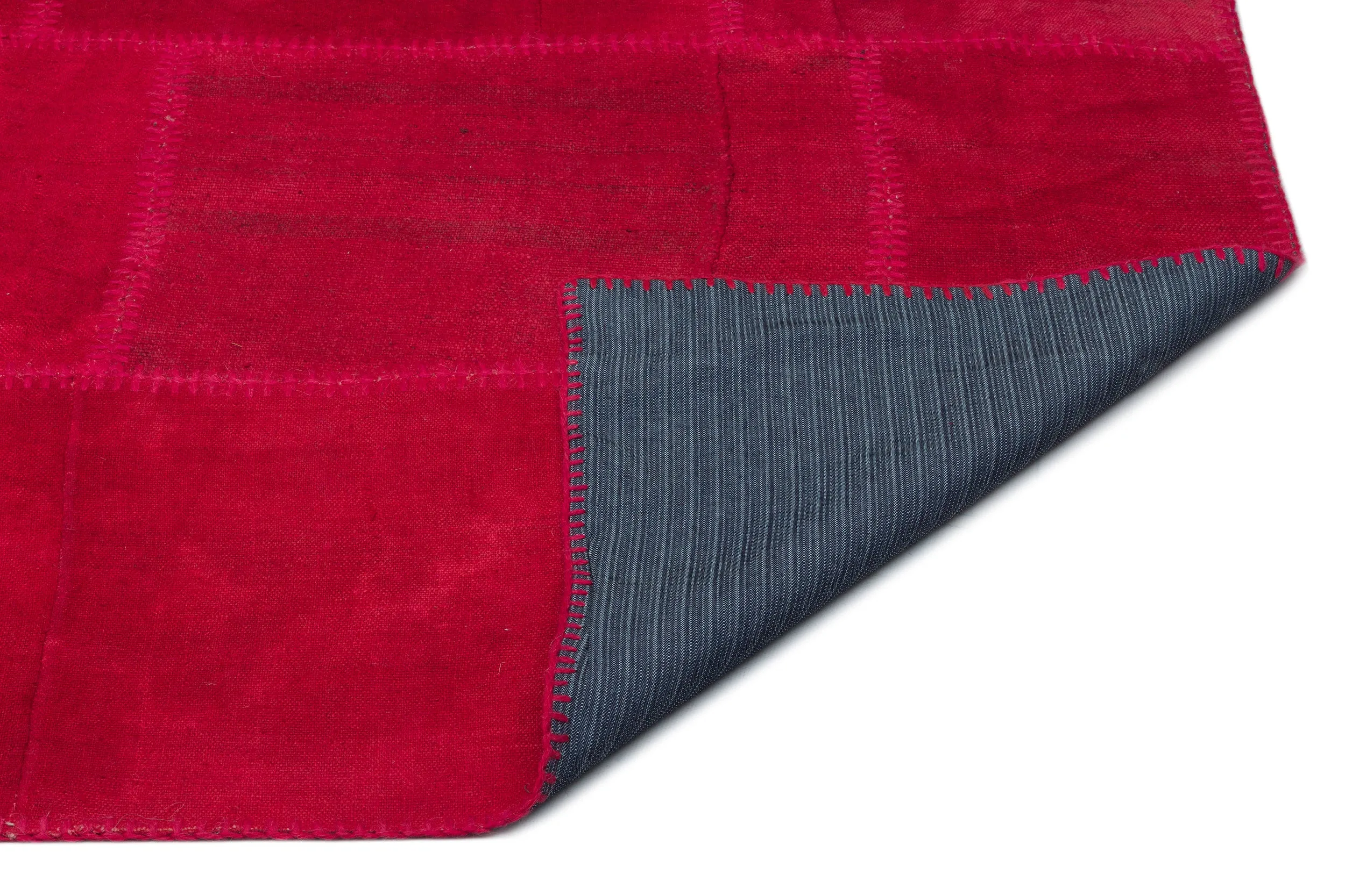 Mixed Over Dyed Kilim Patchwork Unique Rug 6'8'' x 9'9'' ft 202 x 296 cm