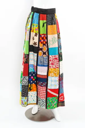 Mixed Patchwork Skirt