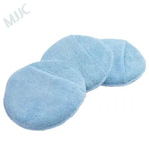 MJJC 3 pcs Microfiber Wax Applicator with pocket Bundle