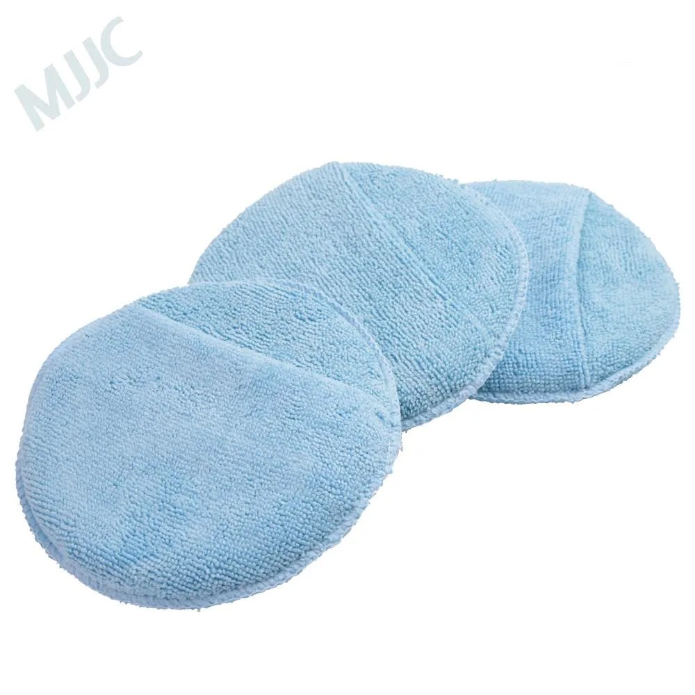 MJJC 3 pcs Microfiber Wax Applicator with pocket Bundle