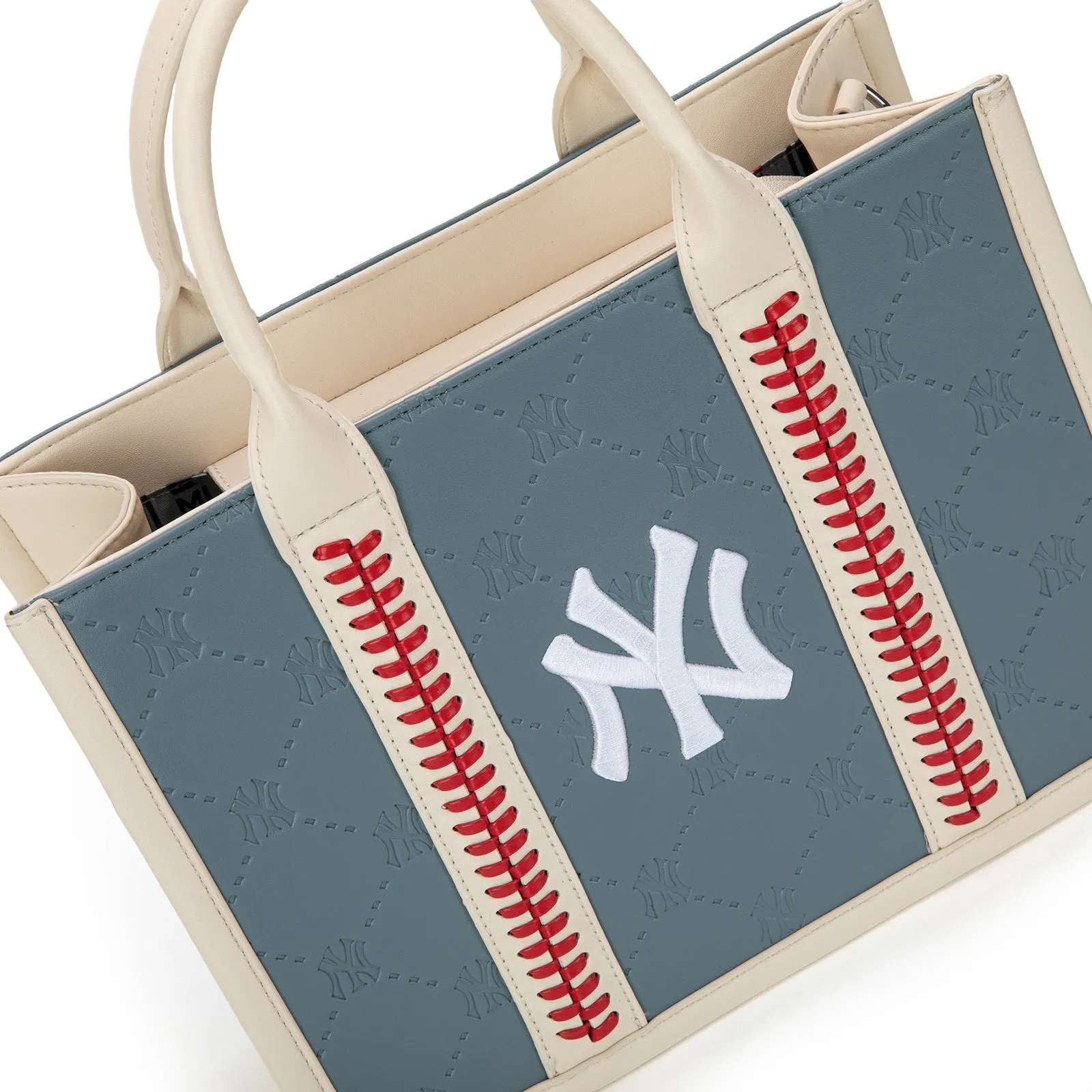 MLB-NY100-100   MLB New York Yankees Team Whipstitch Tote/Crossbody