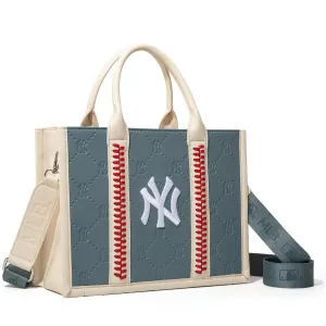 MLB-NY100-100   MLB New York Yankees Team Whipstitch Tote/Crossbody