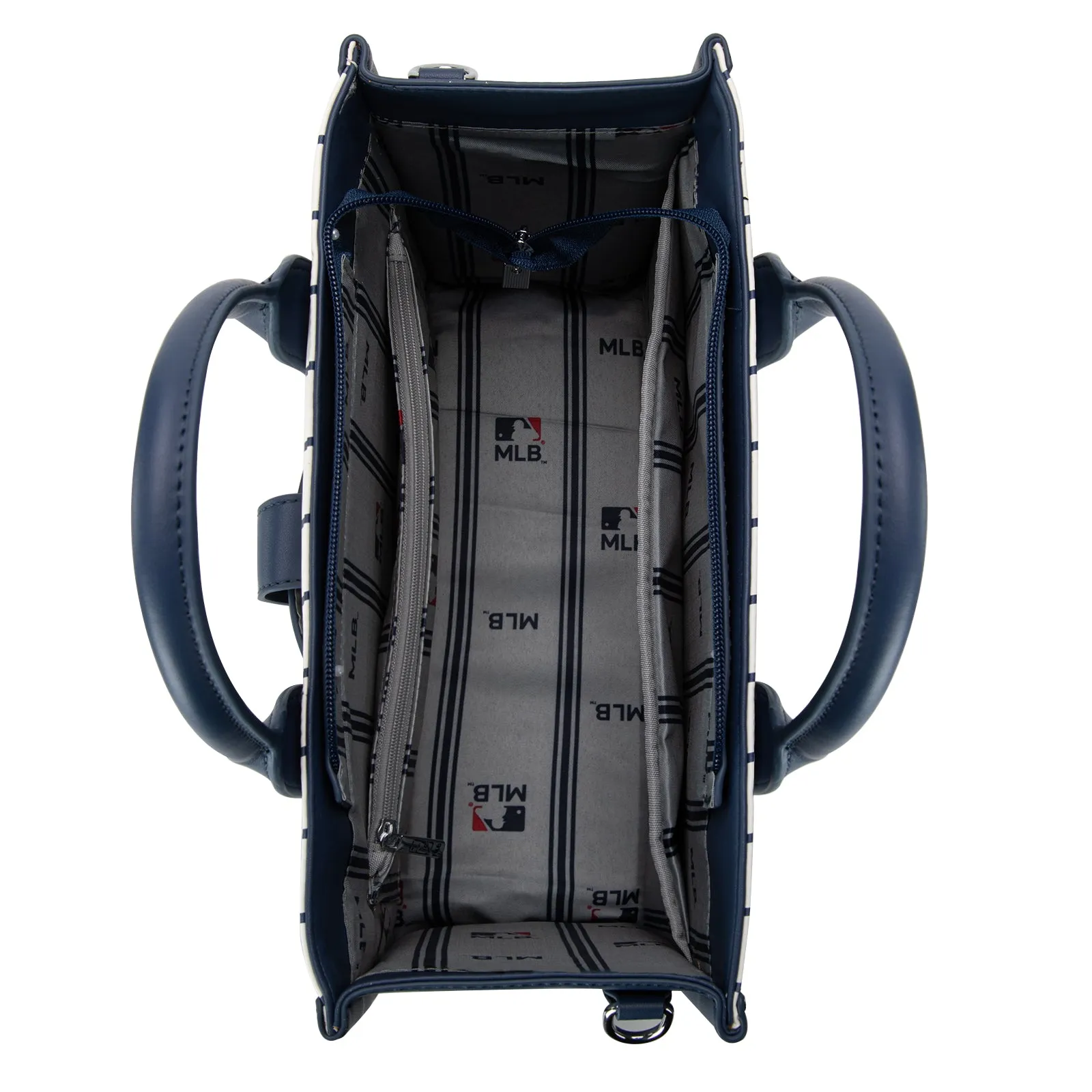 MLB-NY100-100   MLB New York Yankees Team Whipstitch Tote/Crossbody