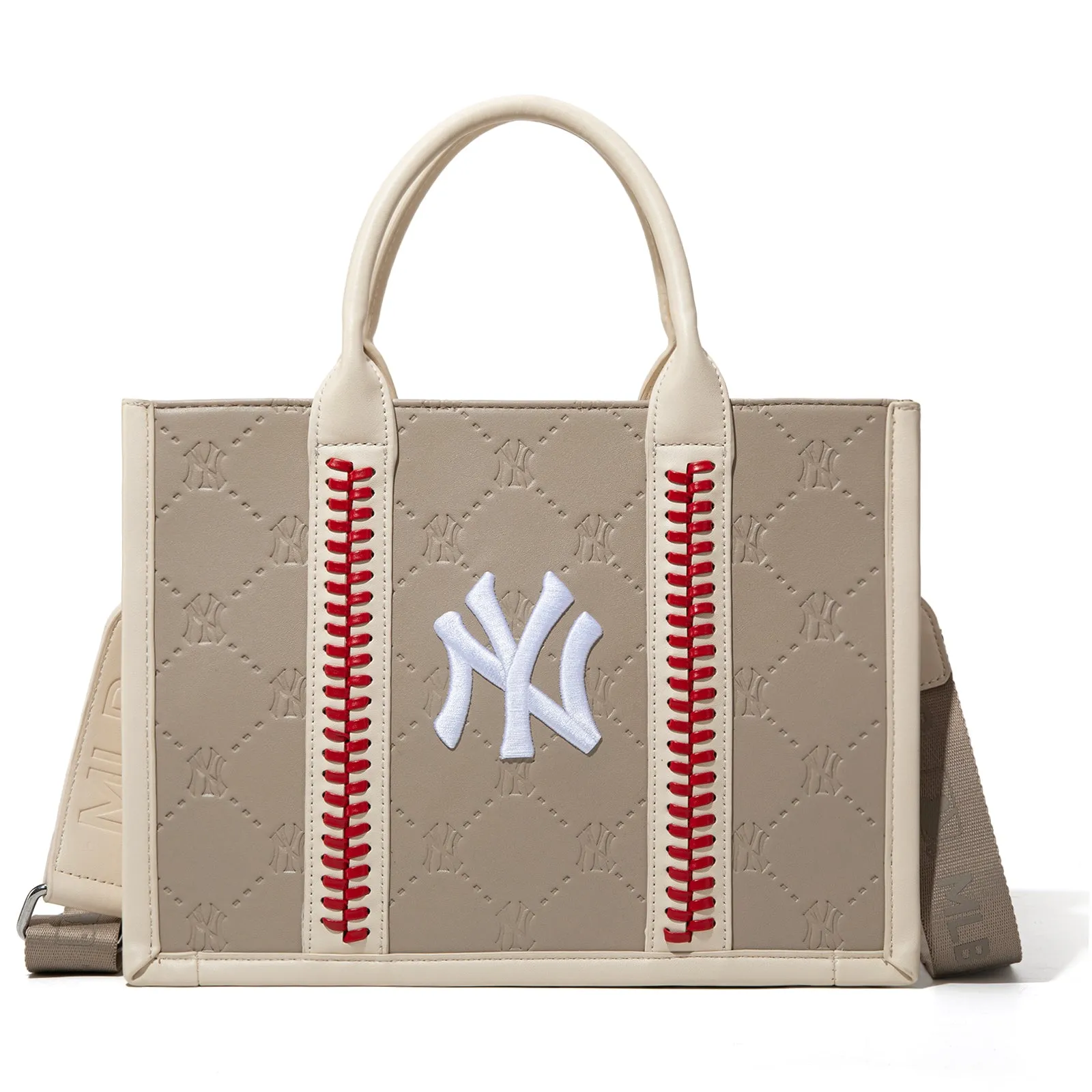 MLB-NY100-100   MLB New York Yankees Team Whipstitch Tote/Crossbody