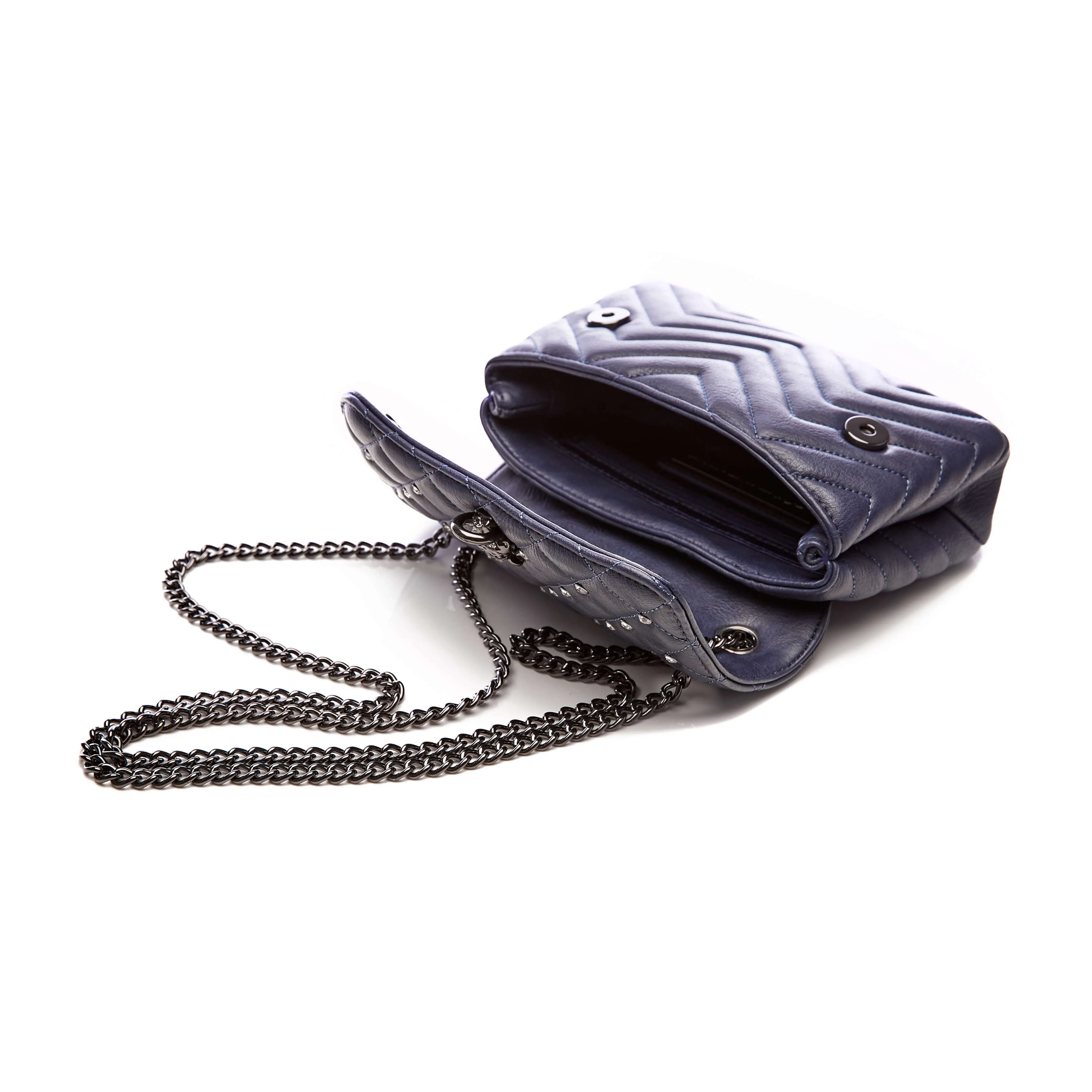 Moda In Pelle Jenna Bag - Navy
