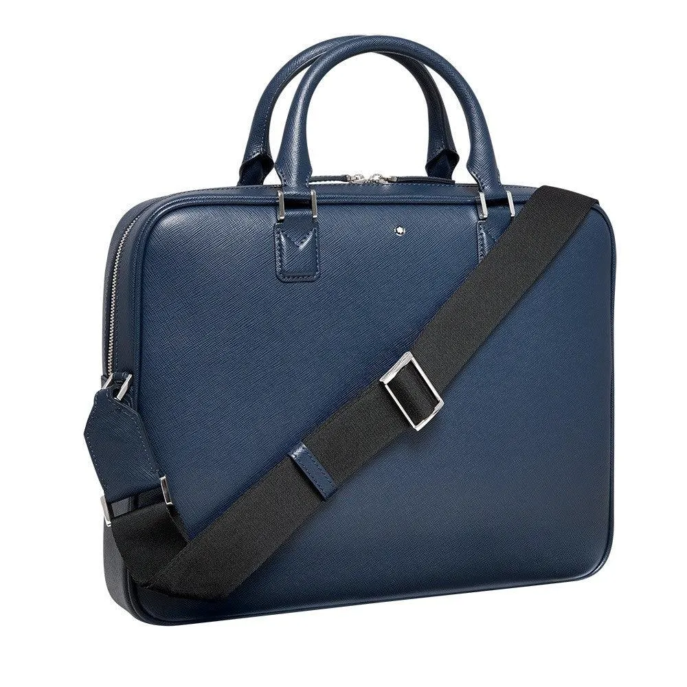 Montblanc Bag holder Subptic Document Sartorial Blue Indigo 116757