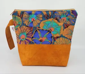 Morning Glory - Orange - Project Bag - Small