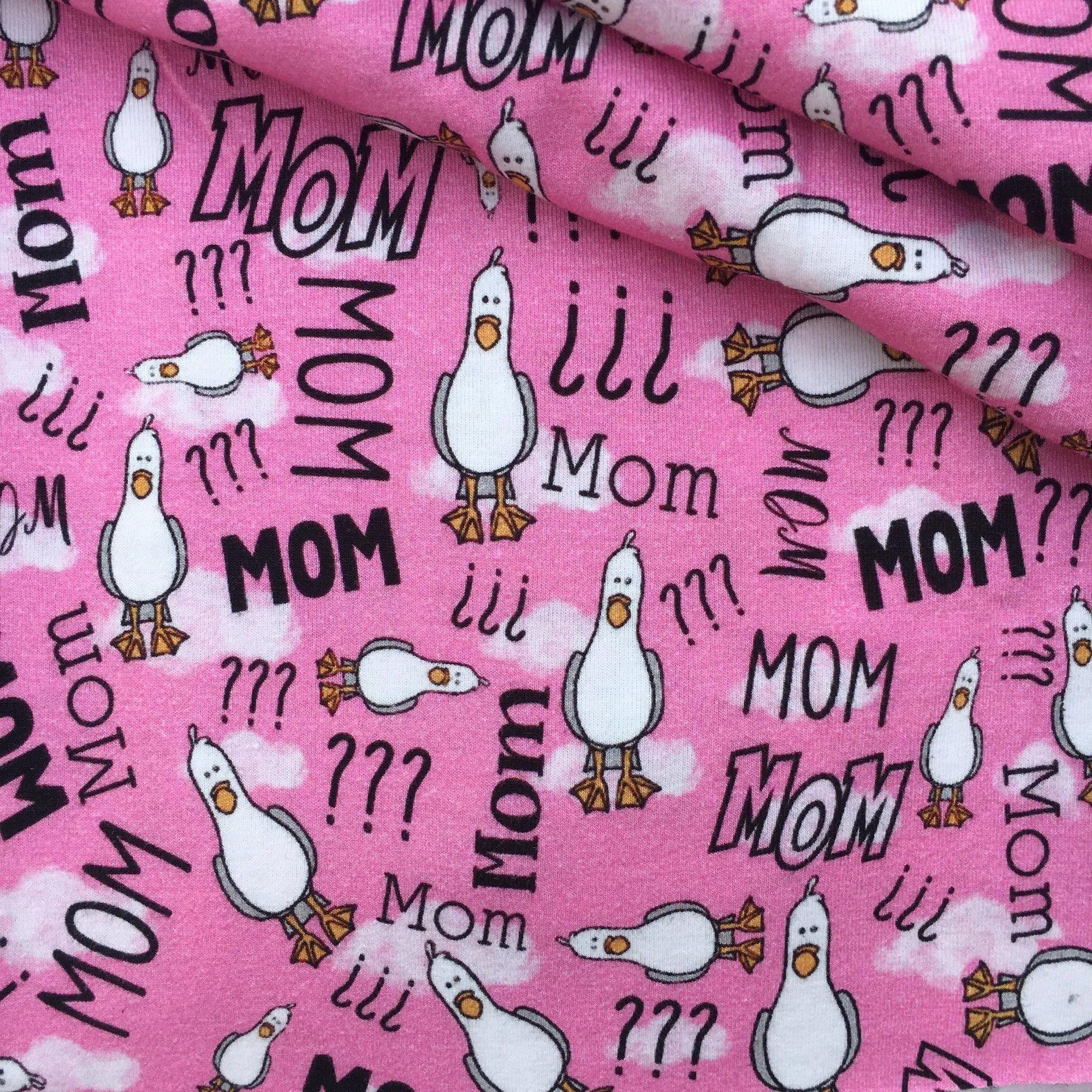 mother mom mommy letters alphabet printed fabric