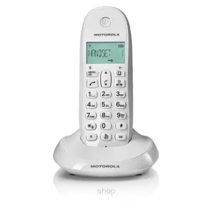 Motorola C1001 Cordeless Dect Phone - White