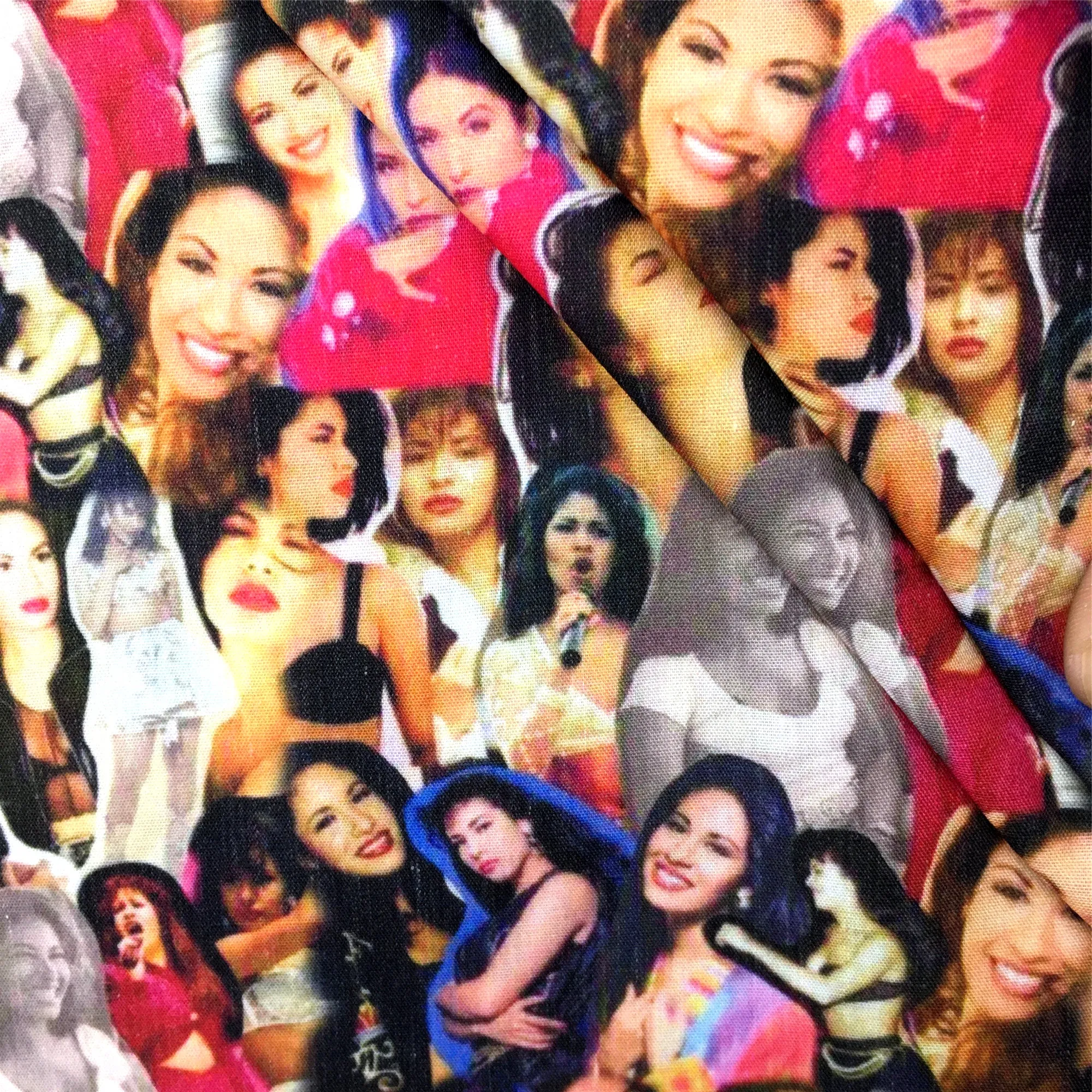 Movie Star Theme Printed Fabric