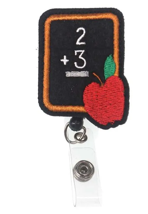 Ms. Teacher Badge Holder Reel