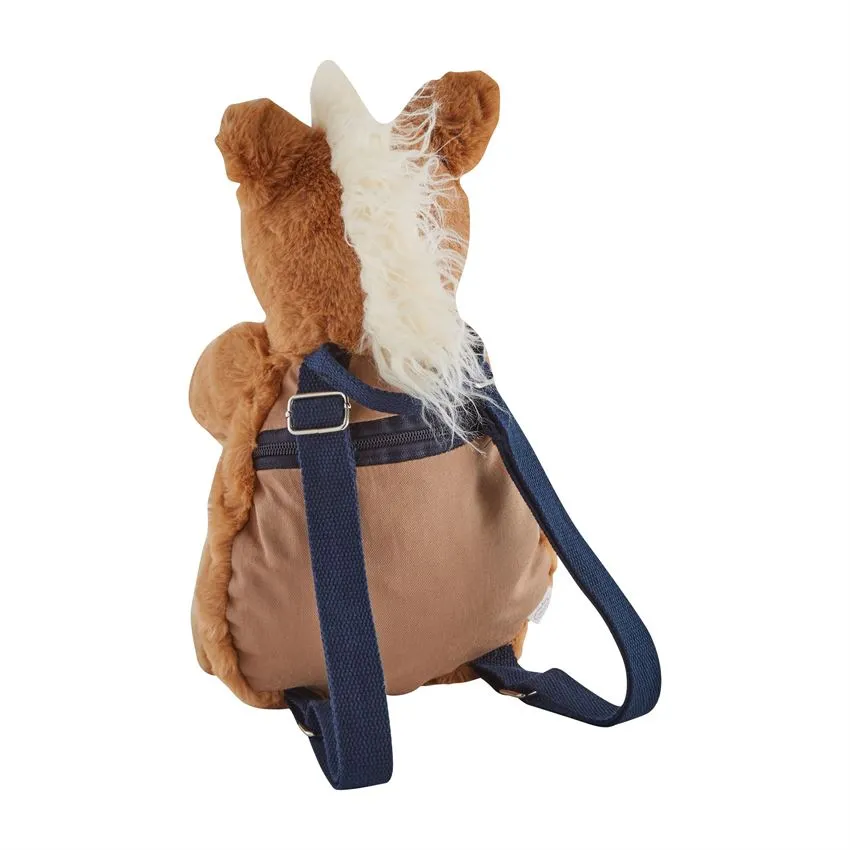 Mud Pie Horse Plush Backpack