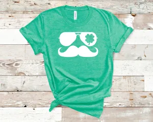 Mustache St. Patrick's Day Graphic Tee