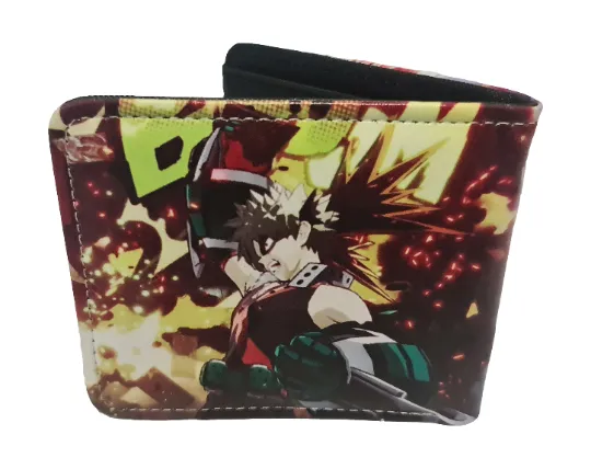 My Hero Academia Anime Wallet - Katsuki Bakugo - Premium PVC Leather - Unisex