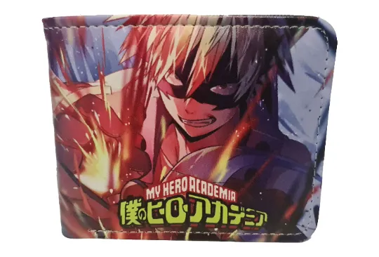 My Hero Academia Anime Wallet - Katsuki Bakugo - Premium PVC Leather - Unisex