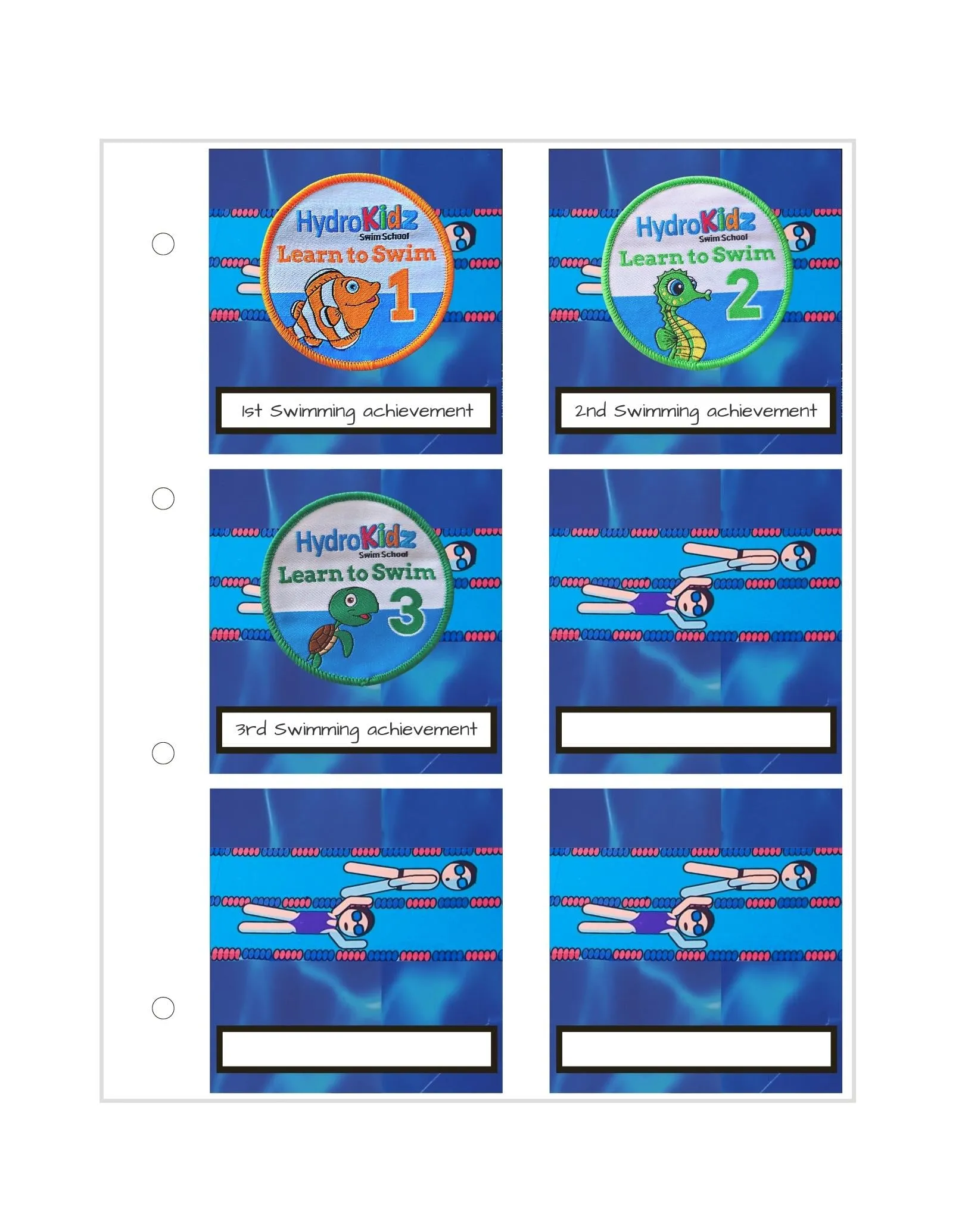 My Proud Moments Extra Page - Badge Holder