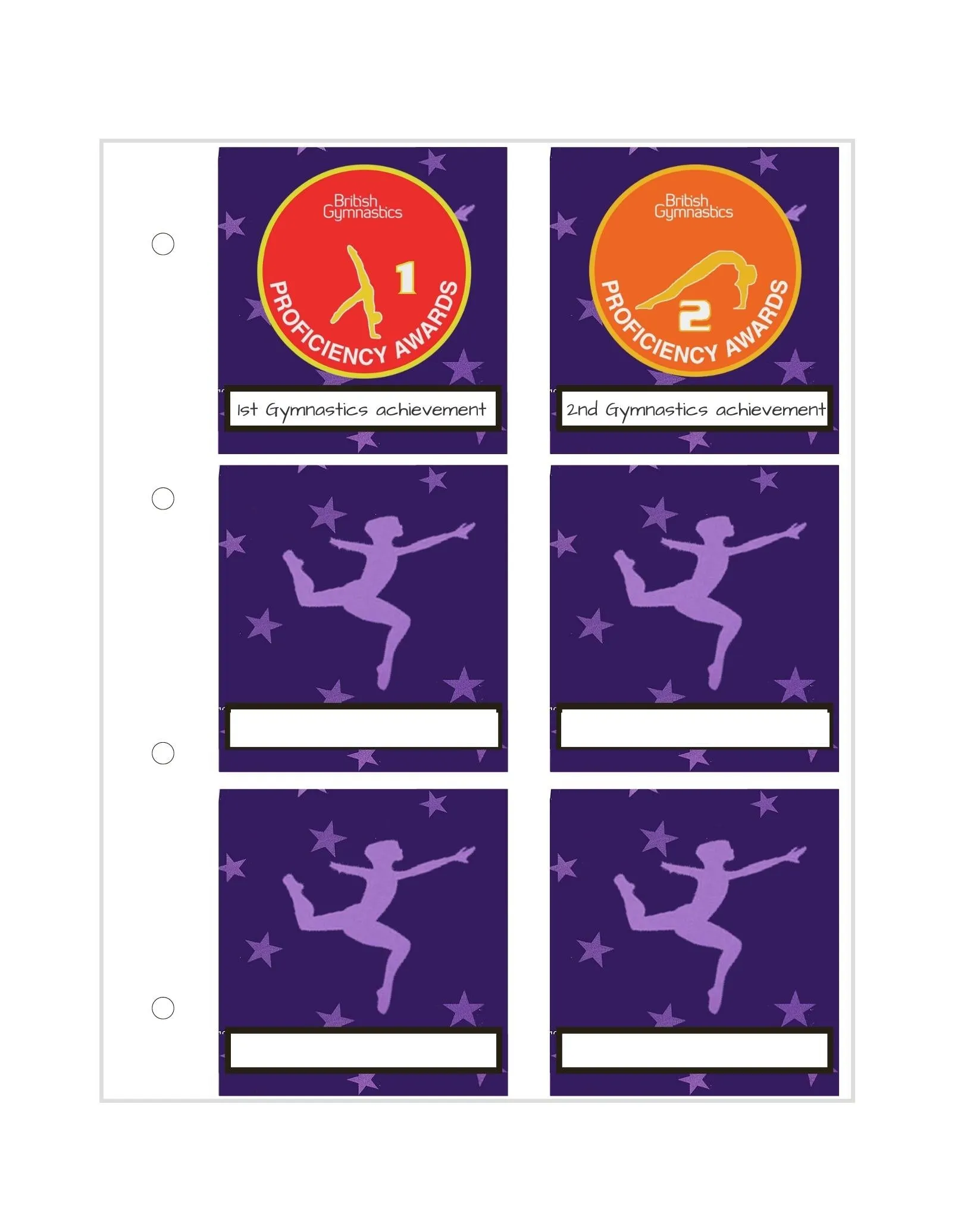 My Proud Moments Extra Page - Badge Holder
