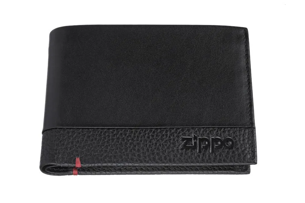 Nappa Bi-Fold Wallet Black
