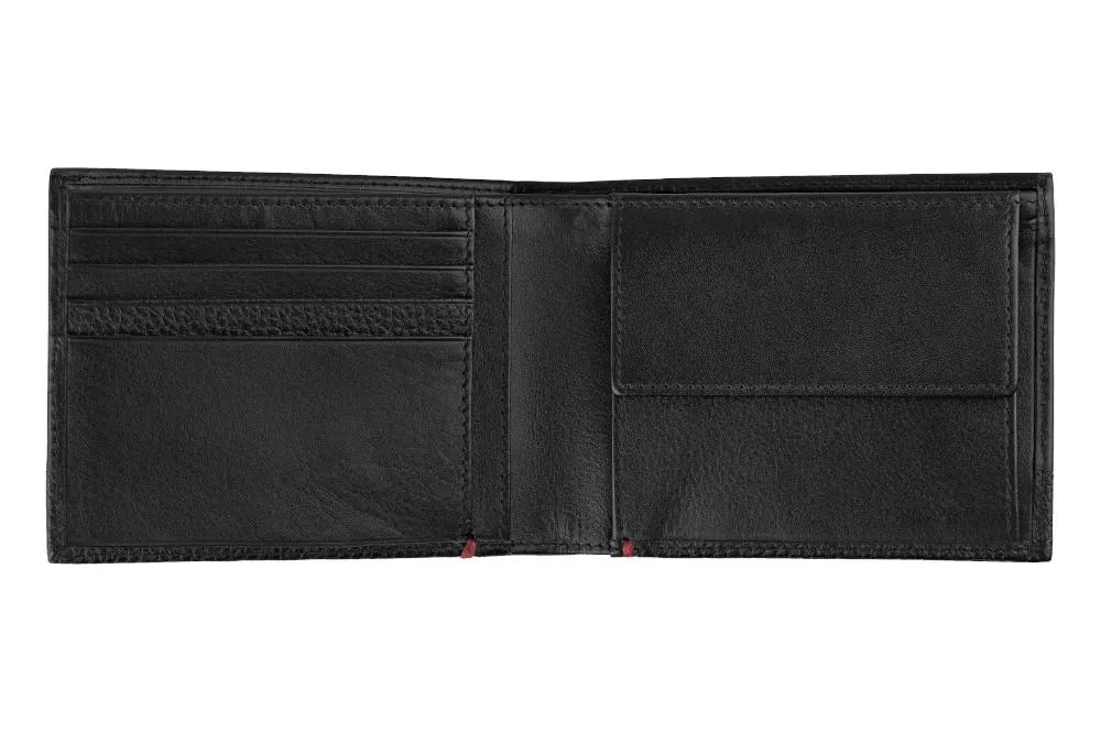 Nappa Bi-Fold Wallet Black