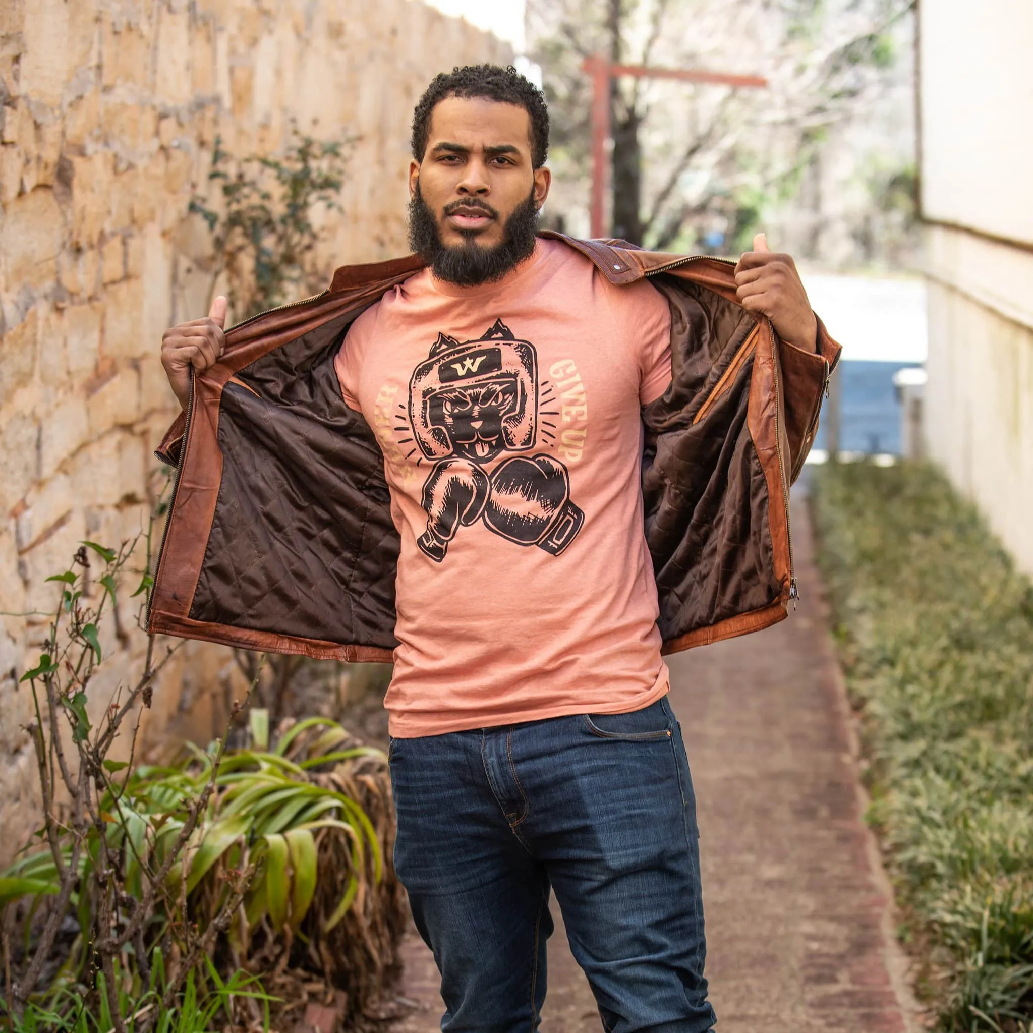 Never Give Up Graphic Tee