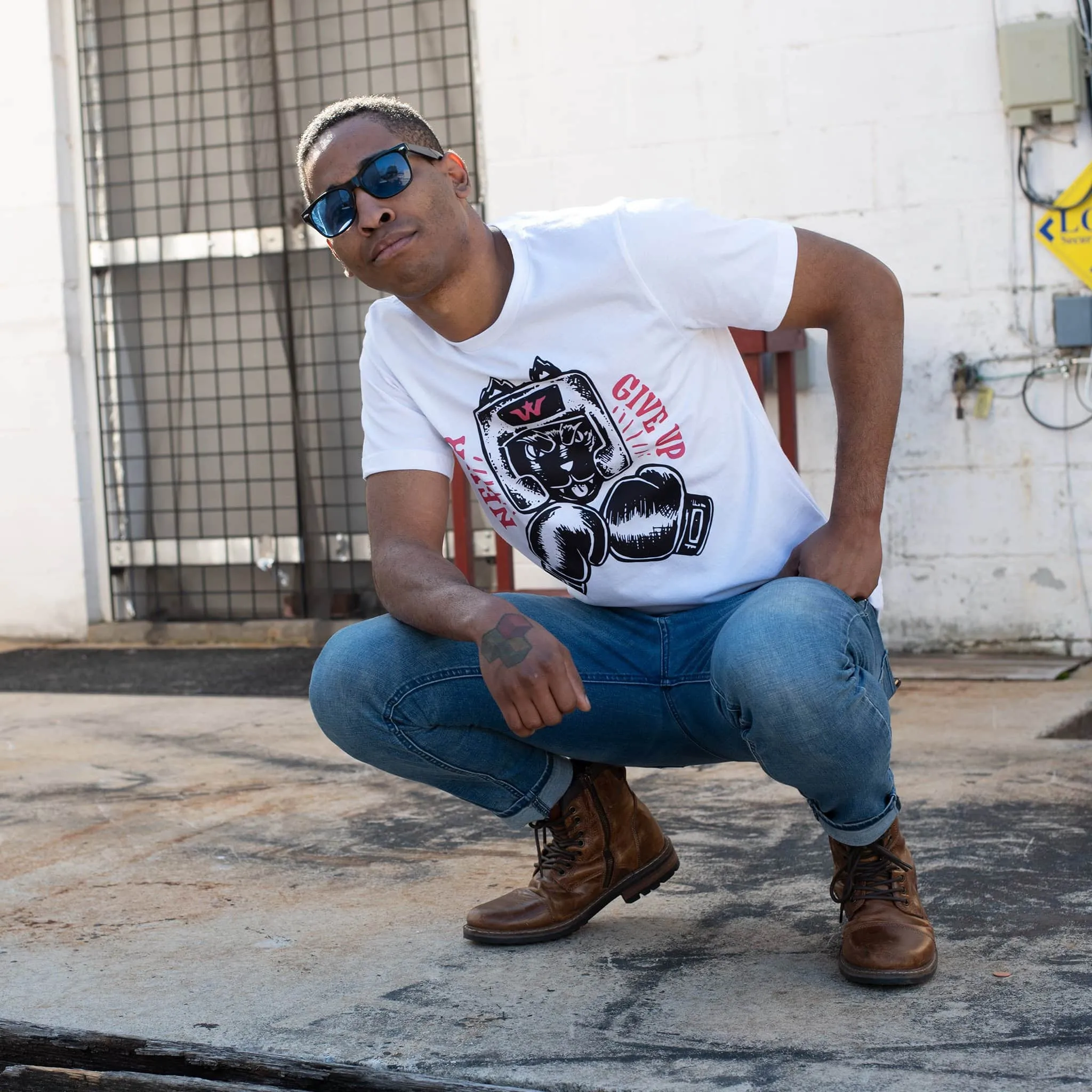 Never Give Up Graphic Tee