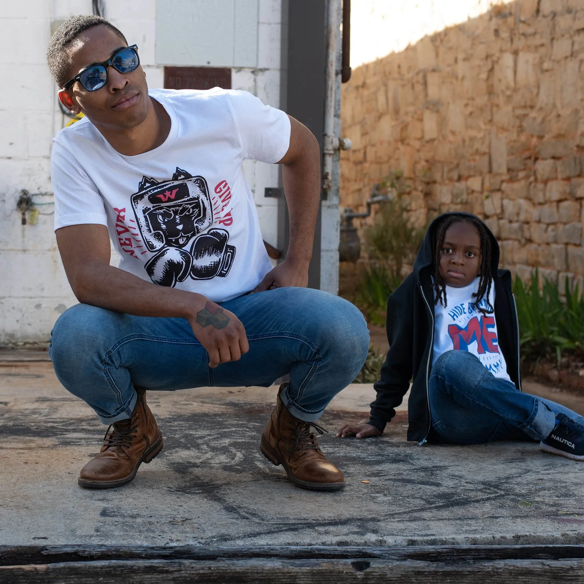 Never Give Up Graphic Tee