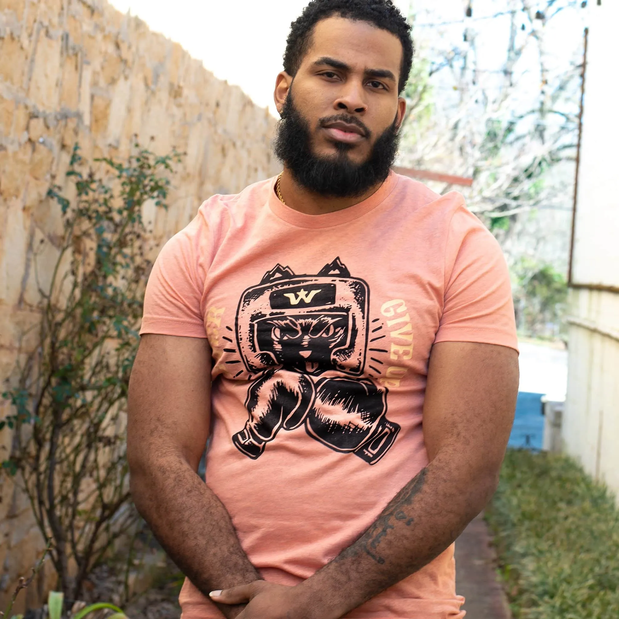 Never Give Up Graphic Tee