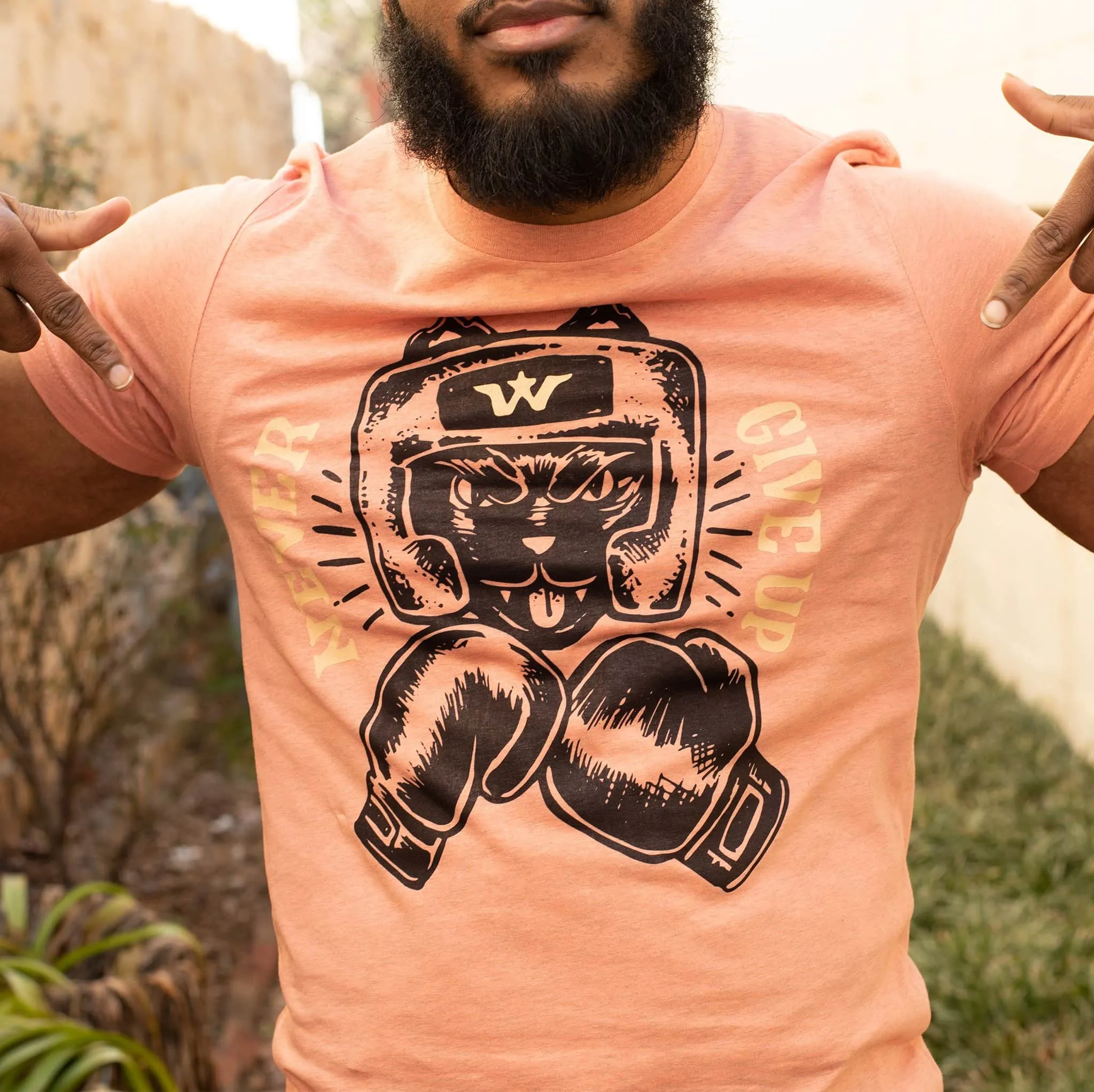 Never Give Up Graphic Tee