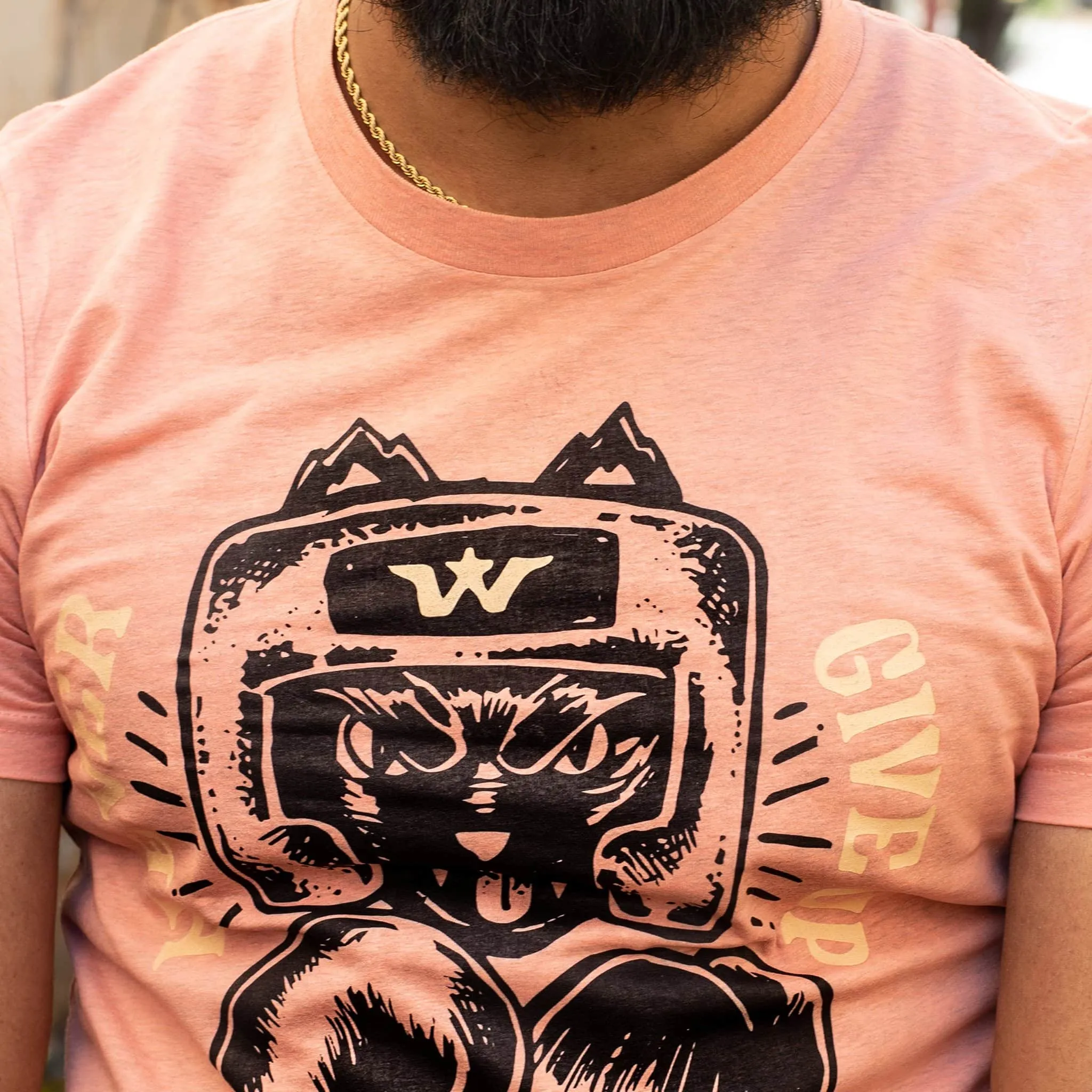 Never Give Up Graphic Tee