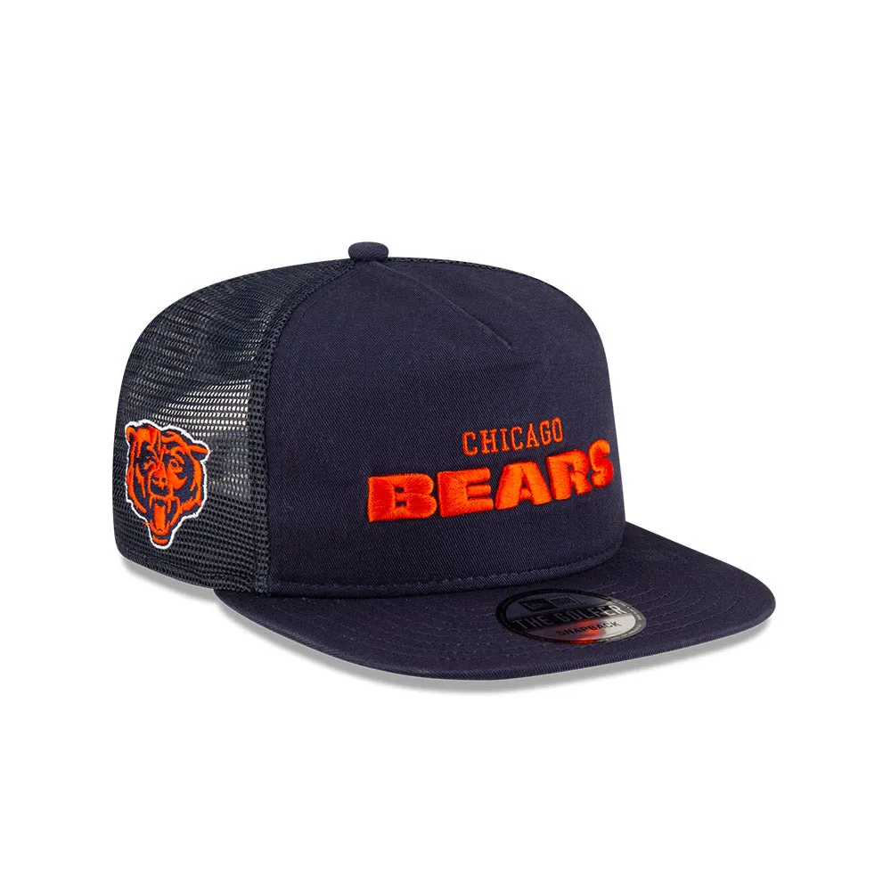 New Era Chicago Bears Washed Script Golfer Snapback