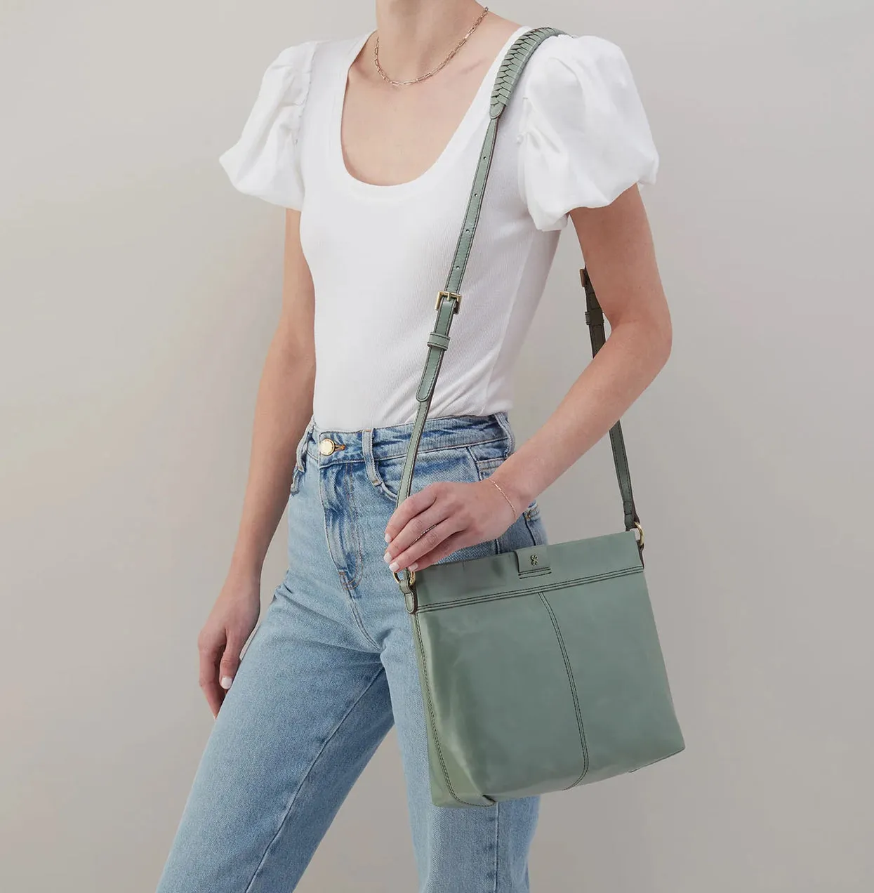 NEW ROMY Medium Crossbody - Jade