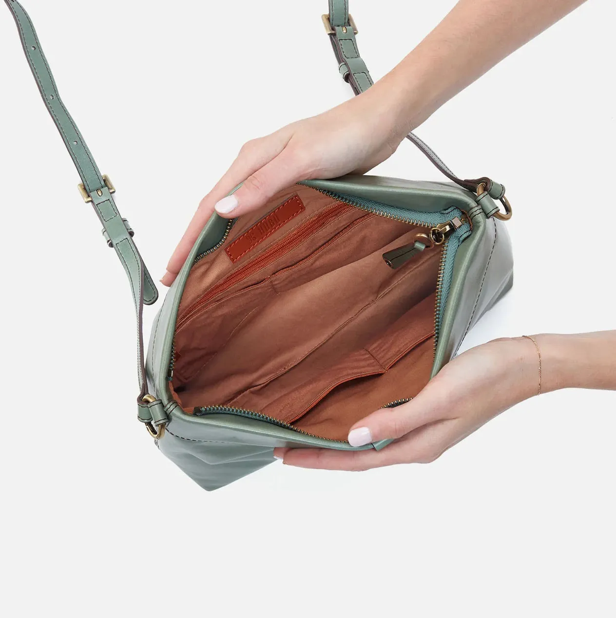 NEW ROMY Medium Crossbody - Jade