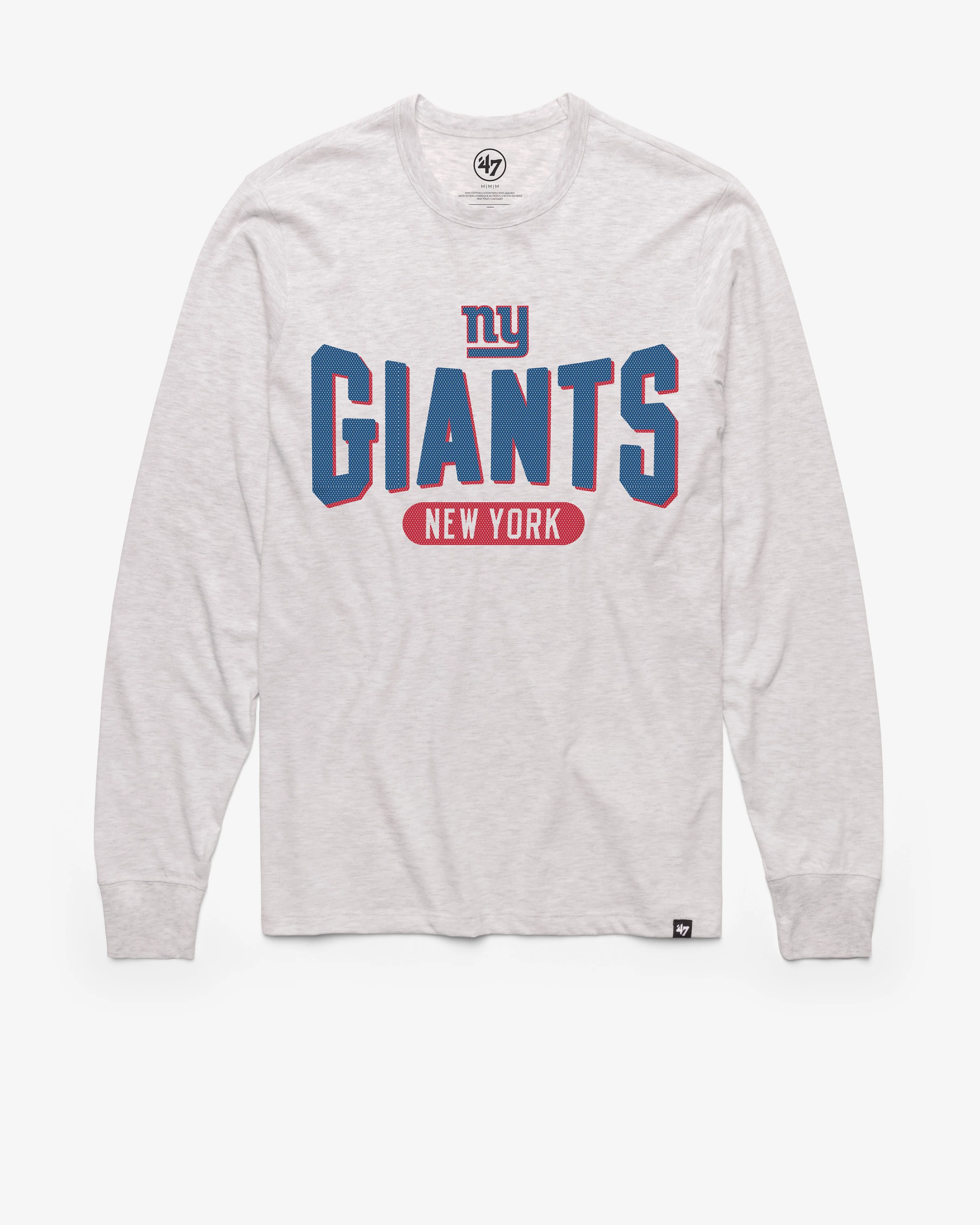 NEW YORK GIANTS OUTSTRETCH '47 FRANKLIN LONG SLEEVE TEE